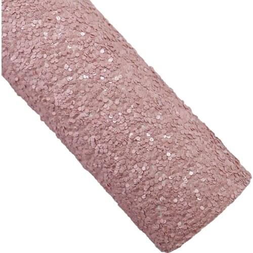 A4 Sheet 8"X11.8" Pink Chunky Glitter Fabric Leather Faux PU leather Fabric For bows craft Sewing DIY 1pieces F0014