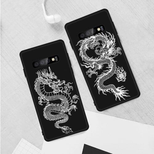 Remazy Fashion Dragon Animal Pattern Soft Case For Samsung S20 S21 S10 S9 Plus S8 S7 S6 EDGE Lite For Note 20 10 Ultra Cases