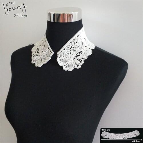 Brand new Hollow out Lace Collar Embroidery Applique Venise Lace Neckline DIY Wedding dress Sewing Craft Accessories YL1501