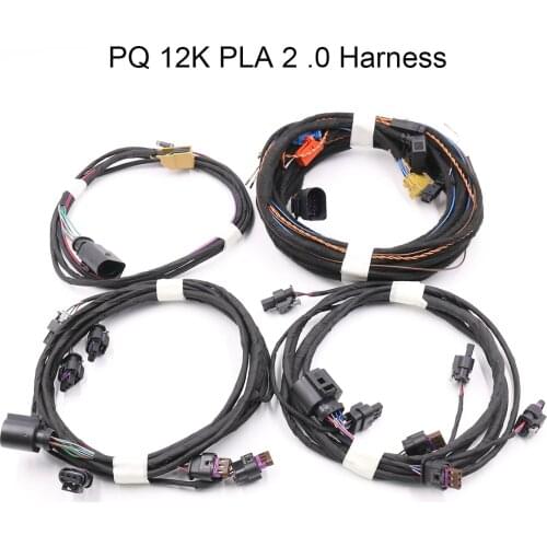 Front & Rear Auto Parking Assist 12K Pla 2 .0 Upgrade OPS Install Harness Wire For Golf 6 Jetta Mk6 Skoda Octavia