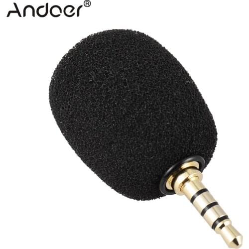 Andoer EY-620A Mobile Phone Portable Mini Omni-Directional Mic Microphone for Recorder for iPhone Samsung Huawei Xiaomi