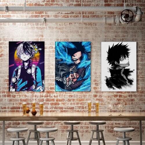 WTQ Cross My Body Canvas Painting Anime One Piece Posters My Hero Academy Wall Decor Wall Art Picture Room Decor Home Decor