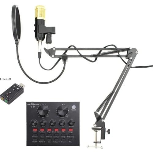 BM 900 Mikrofon Set Professional Condenser USB Microphone for computer BM 800 Upgraded Audio Studio Vocal Recording KTV