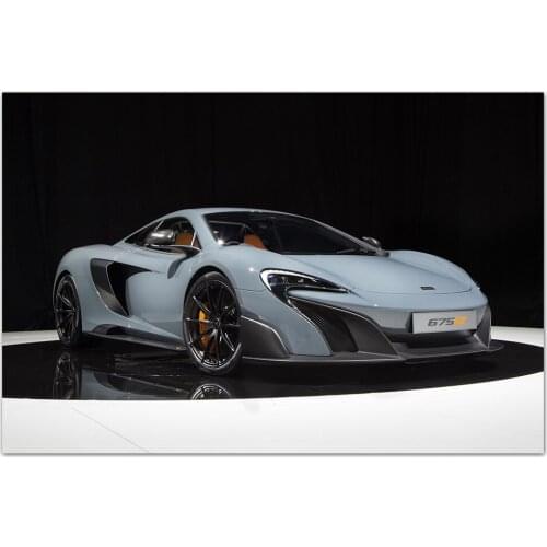 Modern Decorative Painting Mclaren 675LT UK Spec Supercar Picture Posters and Prints Canvas Wall Art for Home Room Decor