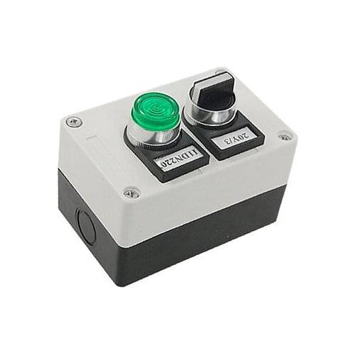 Green Light Switch Rotary Selector Push Button Station