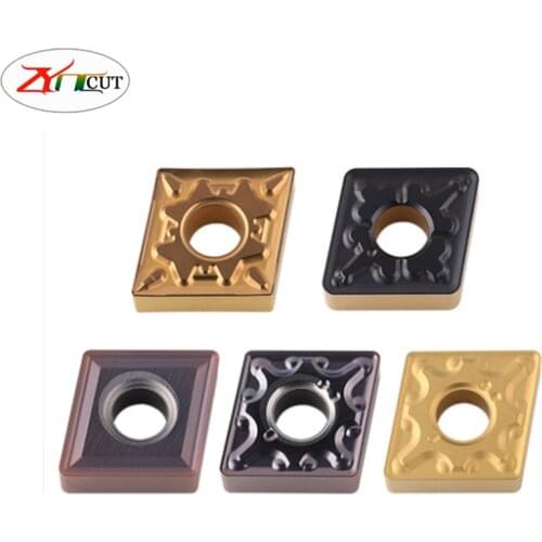 10PCS CNMG120404/120408-TM P201F General purpose turning tool blade for steel parts PVD Cemented Carbide Coated Blade