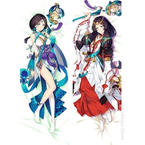 Anime Cosplay Anime Onmyoji Aoandou Kagura Hugging Body Pillow Case Sexy Anime Girls Dakimakura Cushion Cover Women Man Gift