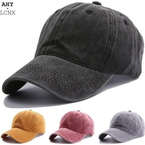 Korean Mens Baseball Cap Washed Cotton Light Board Multi-Color Optional Pure Color Bone Cap Stitching Hip Hop Sun Visor Dad Hat