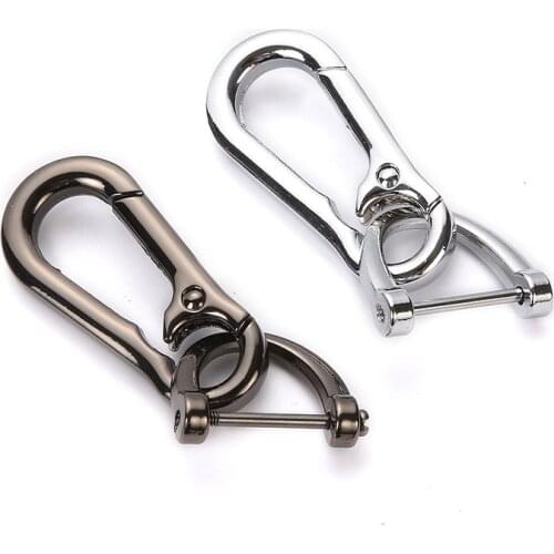 Horseshoe key ring car keychain high quality U-shaped keyring waist hanging key chain key holder sleutelhanger llaveros hombre