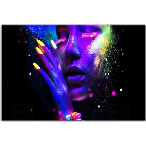 Home Decoration Canvas Painting HD Printed Watercolor Abstract Figures Modern Wall Art Posters Cuadros Modular Picture For Gift