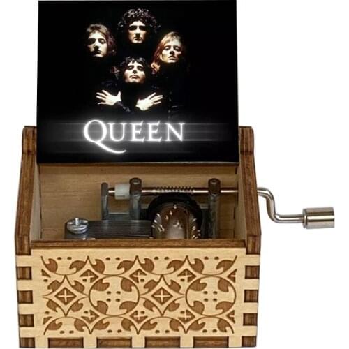 Wooden Music Box Christmas Gifts (Family/Friends/Gifts) Home Decoration Halloween New Year Gift Music Box