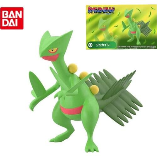 Bandai Pokemon Hoenn Region Sceptile 1/20 Scale World Anime Action Figures Collectible Model Shokugan Toys Gifts for Kids Boys
