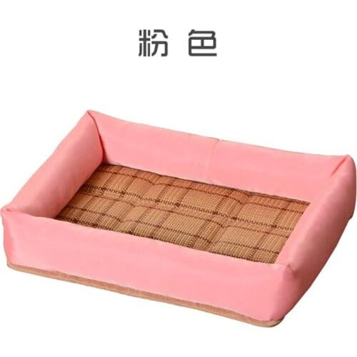 Dog bed with summer mat pet summer bed cat beds