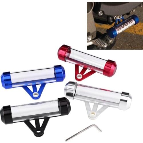 Motorcycle Secure Tax Disc Tube Cylindrical Holder Frame Waterproof Tax Holder Frame Tax Tube Universal Motorcycle Accessories