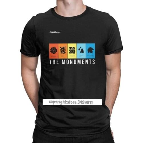 VeloVoices Monuments Tshirts Men Fashion Male Tee Shirt Round Neck Bike Cycling Bicycle Biking Ride Tees Custom