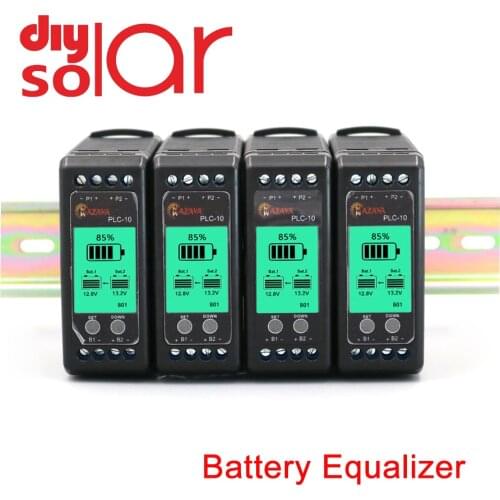 2021 NEW Led LCD Multi Parallel Connect Battery Equalizer Guide Rail Voltage balancer Lead acid Battery charger Regulators