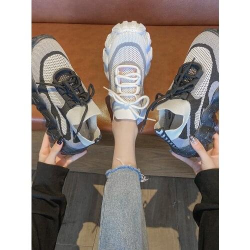 2021 spring and autumn new all-match thick-soled sports womens shoes fashion hot-selling casual shoes