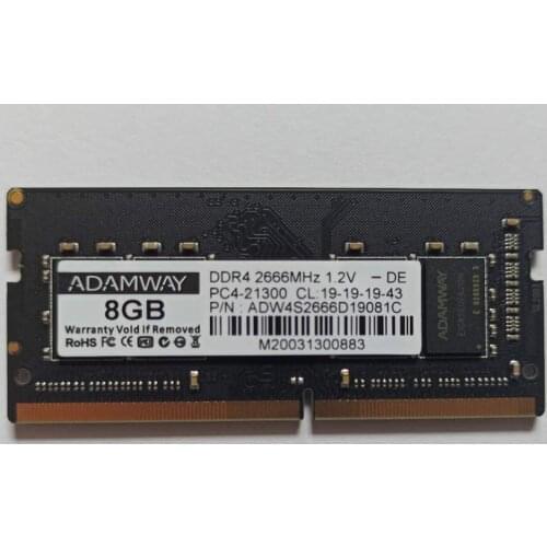 ADAMWAY ddr4 4 GB 8 GB 16 GB 32 GB RAM portatile 4 GB 8 GB memoria DDR4 4 GB 2666 MHZ 3000 MHZ memoria del computer portatile