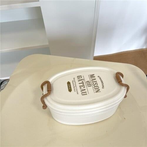 Japanese-style Portable Lunch Box Healthy Material 2 Layers Bento Boxes Microwave Dinnerware Food Storage Container Foodbox