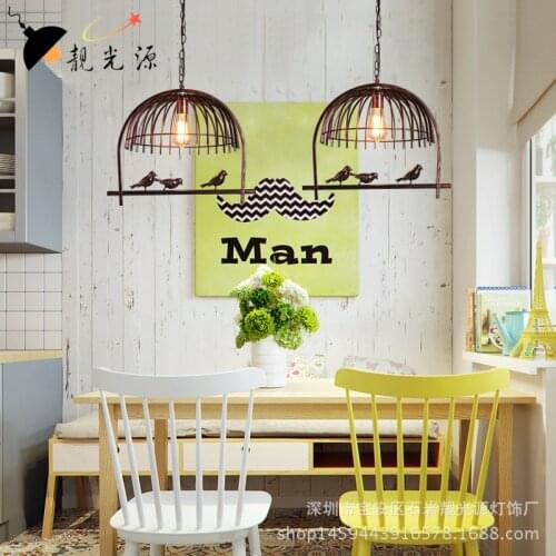 Nordic luminaire suspendu iron restaurant bedroom LED pendant lights lustre pendente deco chambre hanging lamp