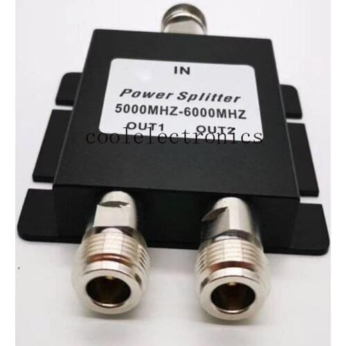 5.8G 2 Way N female Power Splitter Combiner Divider Connector 5000-6000 Mhz