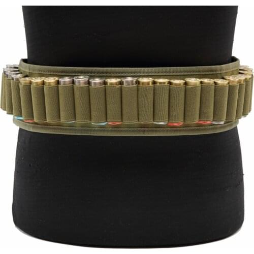 CQC Military 30 Round 12 Gauge Shell Bandolier Tactical Belt Accessories Airsoft Paintball Hunting 12GA Ammo Cartridge Belt