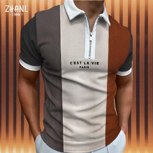 ZHANLINWU Short Sleeve Polos For Men