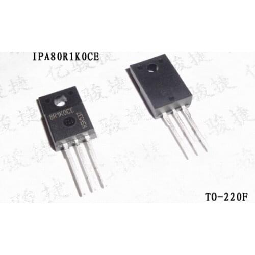 1pcs/lot 8R1K0CE IPA80R1K0CE 18A 800V TO220F