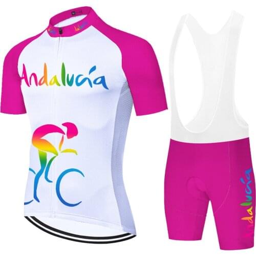 Andalucia Laser Cut Mallots Completo Equipos Maillot Cyclisme Homme Ropa Hombre Verano Ciclismo Masculino Abbigliamento Ciclismo