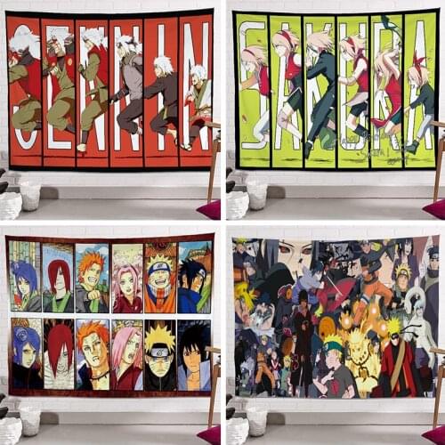 Anime Kawaii Room Decor Wall Cloth Background Cloth Hippie Aesthetic Room Tapestry Chambre Decoration Mural Large Beach Towels