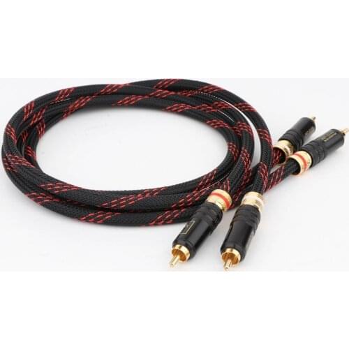 HIFI Thickened Wall WBT-0144 Connector X401 Professional Broadcast Cable Manual RCA Cable