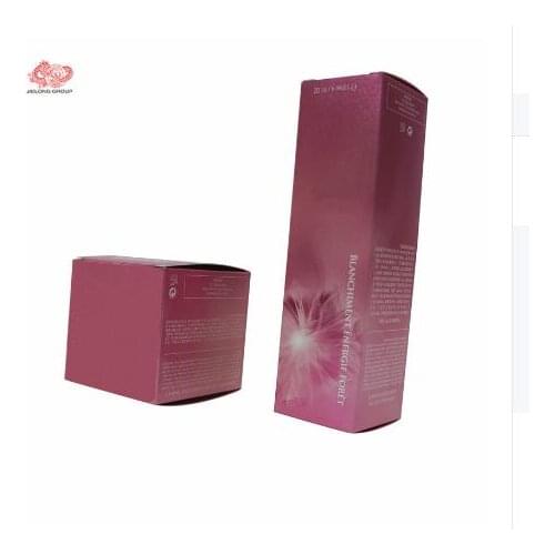 Custom paper package mask box white card paper foldable packaging box