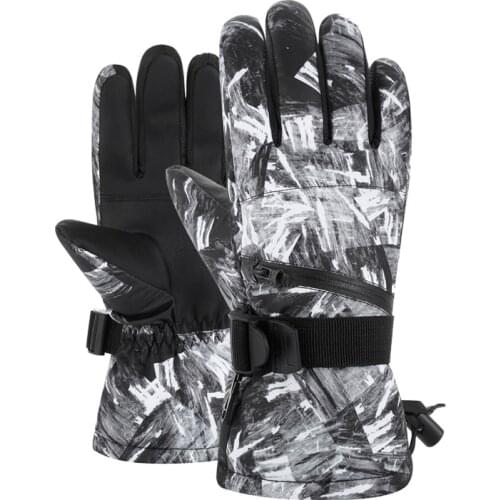Ski Gloves Men Women Winter Fleece Waterproof Warm Snowboard Snow Gloves Ultralight Touch Screen for Motorcycle Riding