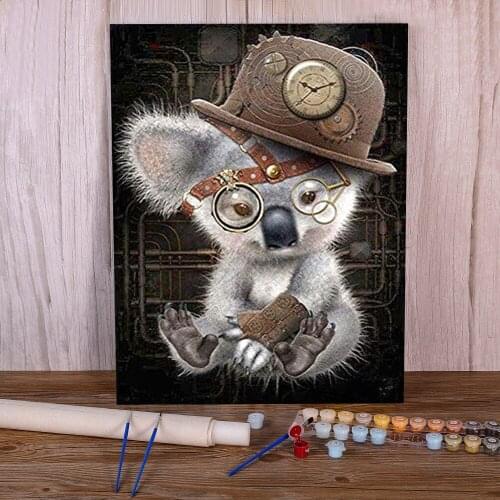 Egypt Cat Animal DIY Paint By Numbers Kit Oil Paints 50*70 Boards By Numbers Decorative Paintings For Adults For Handiwork