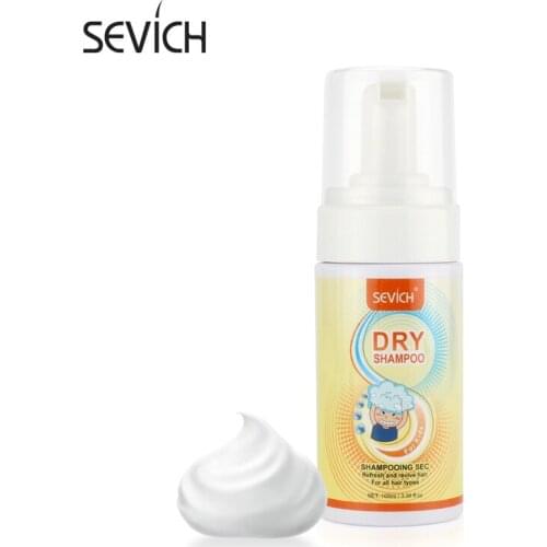 Sevich 100ml Natural plant extract Kids Hair Cleaning DRY SHAMPOO Refresh & Revive Hair Disposable Hair Care Shampoo