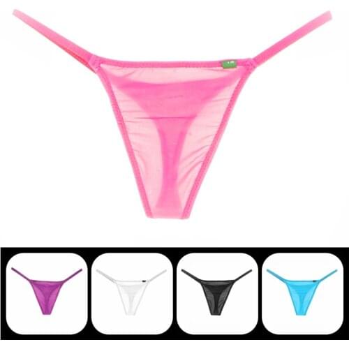 2019 hot New Men Gay Underwear Mens Thongs Sexy Nylon Underpants Mens Clothing Underwears G-Strings Jockstrap