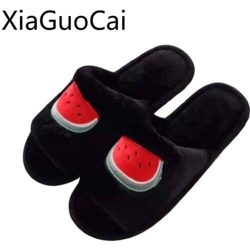 New Korean Winter Women Flat Slipper Toe Comfortable Lady Indoor Flat Slippers Soft Bottom Floor Slippers Free Shipping