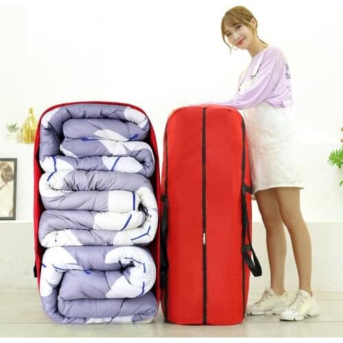 Oxford Clothes Bag Large Capacity Shoes Quilt Pillow Blanket Wardrobe Organizer Waterproof Household Bedroom Supplies Accessorie