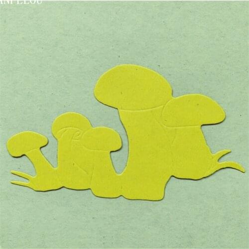PANFELOU Easter Fat mushroom Scrapbooking DIY album cards paper die metal craft stencils punch cuts dies cutting