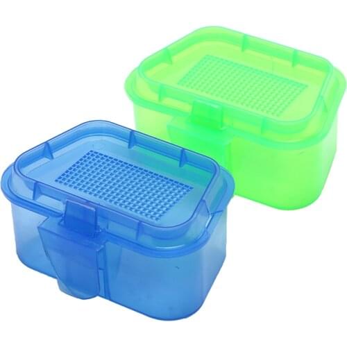 Plastic Breathable Fishing Bait Storage Box Live Worms Earthworm Lures Container