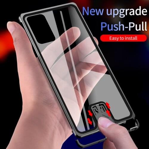 Shockproof Armor Metal Case for Galaxy S20 Ultra S20 S10 Plus Magnetic Adsorption Cover for Galaxy S20 Plus Note 10 Plus Coques