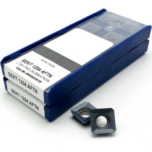 SEKT1204 AFTN LT30 milling insert carbide milling cutter 100% high quality turning tool blade lathe tools sekt 1204 insert