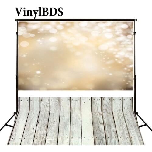 VinylBDS Newborn Baby Backdrop Yellow Spot Wall Fondo Fotografico De Estudio Wood Floor Backdrops For Photo Studio