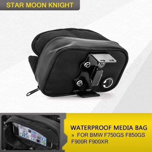 Motorcycle Mobile GPS waterproof screen media bag Navigation Device Bag FOR BMW F750GS F850GS F900R F900XR F 750GS F 900 XR R