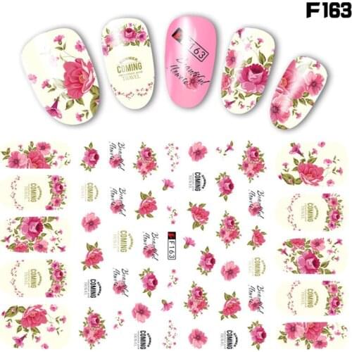 1 Sheet Pink Plum/Garden Flowers/Blossoms 3D Embossed Nail Sticker Spring Flowers Adhesive DIY Manicure Slider Nail Art Tips