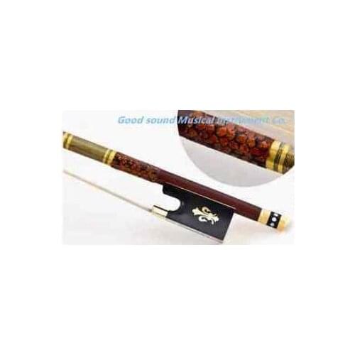 Free Shipping 1 pc New Brazilwood Violin Bow 4/4 Straight Pretty inlay