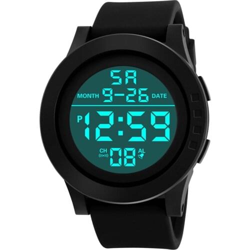 Mens LED Digital Display Watch Date Sport Women Outdoor Electronic Watch zegarki damskie saat bayan часы женские наручные