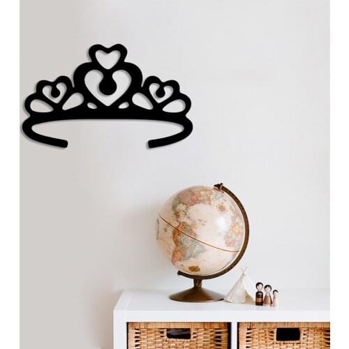 Elegant Heart Princess Tac Wall Room Home Accessory Wooden Table 50x30cm