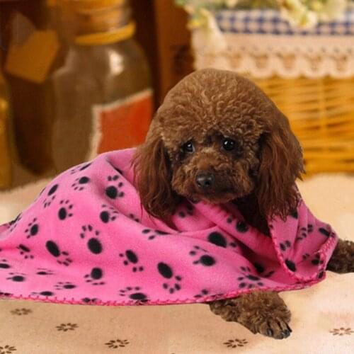 Fleece Design Pet Blanket Winter Warm Small Dogs Cats Coverquilt Puppy Sofa Bed Mat Home Pets Warm Supplies