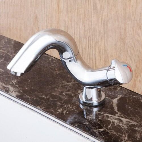 Faucet hot and cold basin faucet the sink tap all copper basin faucet hot and cold puckering tap